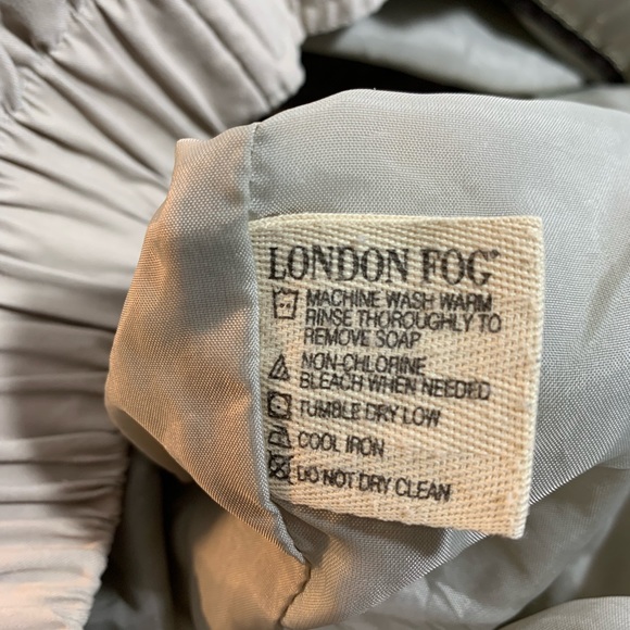 London Fog Bomber Jacket beige size XL - Picture 6 of 8